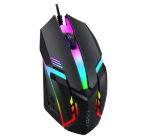 T-Wolf v1 RGB Breathing Light gaming Wire Mouse 1200DPI
