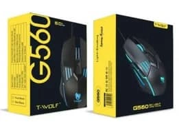 T-Wolf G560 6D RGB Breathing Light gaming Wire Mouse
