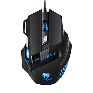 T-Wolf M1 RGB Breathing Light gaming Mouse 7 Keys
