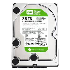 WD 2.5TB DESKTOP HARD DISK